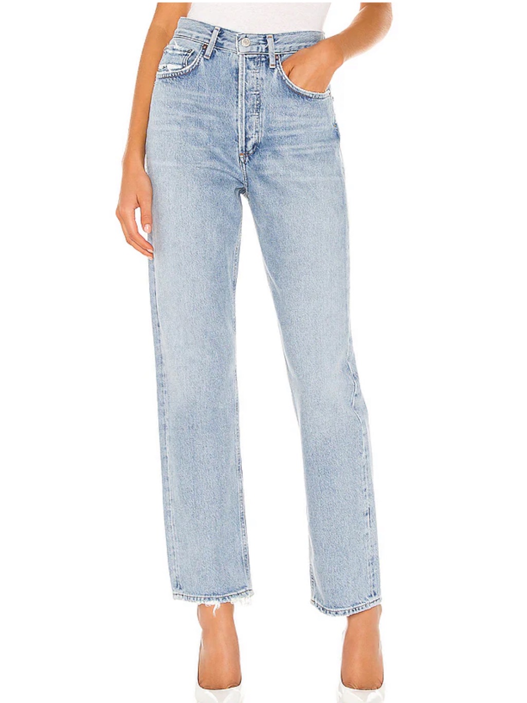 Agolde 90's Mid Rise Loose Fit Jeans In Snapshot Size 28